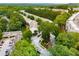 Aerial view of townhome community and entrance at 1529 Liberty Nw Pkwy, Atlanta, GA 30318