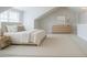 Cozy bedroom with white linens, a simple design and a spacious layout at 4347 Lanier Ridge Walk # 1501, Cumming, GA 30041