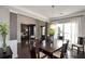 Inviting dining area with hardwood floors, neutral paint, and seamless access to the living areas at 2555 Blackstock Dr, Cumming, GA 30041