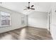 Bedroom featuring vaulted ceilings, ample natural light, and neutral paint at 3325 Castleberry Village Cir, Cumming, GA 30040