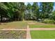Expansive backyard with lush greenery, offering a private and serene outdoor oasis at 2820 Channing Way, Cumming, GA 30040