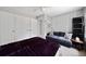 Bedroom with grey color scheme and a dark sofa at 2820 Channing Way, Cumming, GA 30040