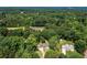 Aerial view of a property surrounded by lush greenery at 30 Court S, Ellenwood, GA 30294