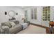Bright living room with white walls, accent furnishings and lots of natural light at 124 Lafayette Ne Dr # 4, Atlanta, GA 30309