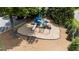 Community playground with slides, climbing structures, and seating areas at 1650 Walking Horse Trl, Cumming, GA 30041