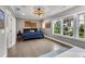 Spacious main bedroom with hardwood floors and large windows offering abundant natural light at 6445 Lucent Ln, Atlanta, GA 30328