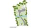 Detailed site plan showing the residence layout, driveway, and surrounding landscaping at 1461 Bubbling Creek Ne Rd, Brookhaven, GA 30319