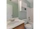 Cozy bathroom with a sink, toilet, and shower/bath combo for all of your bathing needs at 1689 Camden Forrest Way, Riverdale, GA 30296
