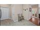 Kitchen area with breakfast bar seating features tile flooring and an open layout at 3734 Villa Springs Cir, Powder Springs, GA 30127