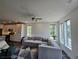 Cozy living room with hardwood floors and lots of natural light at 401 Burton Dr, Alpharetta, GA 30009