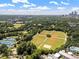 An aerial view showcasing a large park, athletic fields, tennis courts, and surrounding greenery at 893 Piedmont Ne Ave # 3, Atlanta, GA 30309