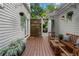 Outdoor living space featuring a wooden deck with outdoor furniture at 893 Piedmont Ne Ave # 3, Atlanta, GA 30309