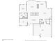 Detailed floor plan of a two-story home, showcasing layout of rooms and dimensions on the first floor at 4105 Woodwind Dr, Cumming, GA 30028