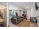 Living space featuring a kitchenette, a television, a rug, and space for work or relaxation at 50 Ormond Sw St, Atlanta, GA 30315