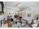Bright and airy living room with hardwood floors and modern accents at 50 Ormond Sw St, Atlanta, GA 30315