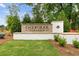 Community sign at Cherokee Township showcasing the neighborhood's entrance at 101 Priestwood Ln, Acworth, GA 30102