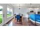 Bright dining room with a view to the backyard at 2239 Noelle Pl, Powder Springs, GA 30127