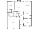 Detailed first floor plan showcasing the layout with living room, kitchen, and garage at 2239 Noelle Pl, Powder Springs, GA 30127