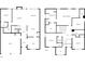 Floor plans featuring the home's main and upper level layouts at 2239 Noelle Pl, Powder Springs, GA 30127