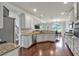 Modern kitchen with stainless steel appliances and granite countertops at 2239 Noelle Pl, Powder Springs, GA 30127