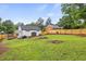 Expansive backyard with a newly installed wooden fence and plenty of room for outdoor activities at 528 Allendale Dr, Decatur, GA 30032