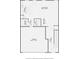 Detailed floor plan showcasing the layout of a single story home at 11910 Brightside Pkwy, Hampton, GA 30228