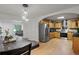 The Kitchen is situated between the dining area and living room at 6 Water View Dr, Stockbridge, GA 30281