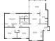 Detailed floor plan showcasing layout of the home including bedrooms, bathrooms, kitchen, and living spaces at 30 Chaumont Nw Sq, Atlanta, GA 30327