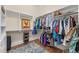 Walk-in closet with custom shelving and ample storage space at 585 Old Cobblestone Dr, Atlanta, GA 30350