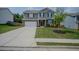 Charming two-story home featuring a two-car garage, landscaped yard and manicured lawn at 6827 Chataran Dr, Lithia Springs, GA 30122