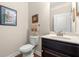 Bathroom with vanity and a decorative painting hanging on the wall at 325 Ridge Hill Cir # 3, Marietta, GA 30064