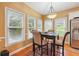 Cozy breakfast nook with natural light and backyard views at 4440 Weston Sw Dr, Lilburn, GA 30047