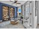 Stylish office with a built-in bookcase, comfortable seating, and bright natural light at 515 Regency Trl, Acworth, GA 30102