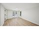 Spacious bedroom with a door to the backyard and a window to provide natural light at 6201 Davids Se Way, Acworth, GA 30102