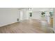 Bright open-concept living room offers vinyl floors, neutral palette, and lots of space at 6201 Davids Se Way, Acworth, GA 30102