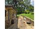 Stone exterior with window details, showcasing the home's unique architectural elements at 3547 Pleas Dr, Ellenwood, GA 30294