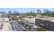 A charming aerial view of shops and businesses in a desirable neighborhood at 4561 Olde Perimeter Way # 806, Dunwoody, GA 30346