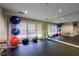 Well-equipped gym with large mirrors and exercise balls for a complete workout at 50 Biscayne Nw Dr # 4110, Atlanta, GA 30309