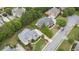 Aerial shot showcasing a luxurious neighborhood with beautiful homes, mature trees, and well-maintained lawns at 1565 Briergate Dr, Duluth, GA 30097