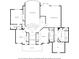 Second floor floor plan featuring bedrooms, bathrooms, and balcony at 1565 Briergate Dr, Duluth, GA 30097