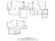 The floor plans feature multiple bedrooms, bathrooms, and living rooms across several floors at 1565 Briergate Dr, Duluth, GA 30097