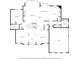 Floor plan showcasing the layout of the first floor with a large garage and Gathering room at 1565 Briergate Dr, Duluth, GA 30097