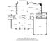 Detailed floor plan of the second floor showing a kitchen, living room, and dining room at 1565 Briergate Dr, Duluth, GA 30097