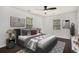 Comfortable bedroom featuring stylish decor, a patterned rug, and great natural light at 2760 Swansea Ct, College Park, GA 30349