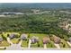An aerial view of the community with meticulously manicured lawns, lush green trees, and well-spaced homes at 5070 Laurel Ridge Dr, Cumming, GA 30040