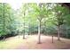 Expansive backyard with mature trees, providing a serene and private outdoor space at 188 Thornbrooke Dr, Hiram, GA 30141