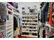 Walk-in closet with custom shelving for clothes and shoes, offering ample storage space at 1558 Line St, Decatur, GA 30032