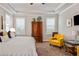 Spacious main bedroom with tray ceiling, natural light, and ample closet space at 1604 Falcon Ct, Locust Grove, GA 30248