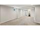 Unfinished basement featuring carpet, neutral walls and ceilings, and recessed lighting at 834 Timberland Se St, Smyrna, GA 30080