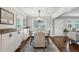 Stylish dining room with built-in cabinetry, hardwood floors, and a cozy atmosphere at 834 Timberland Se St, Smyrna, GA 30080
